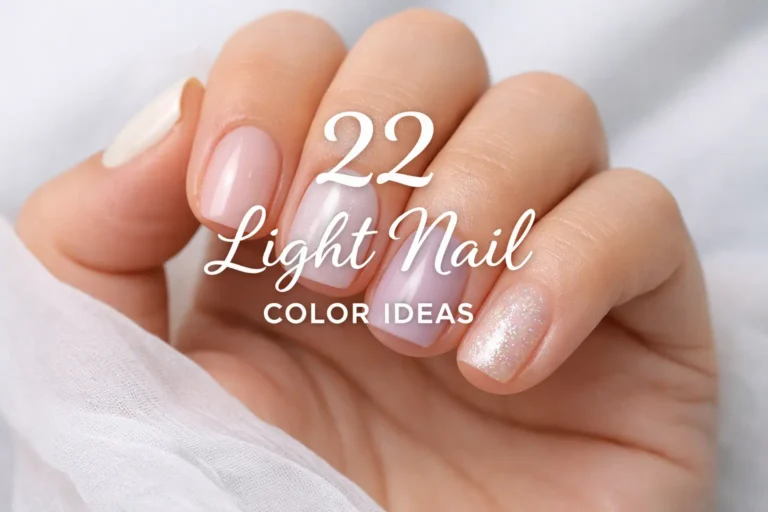 inimal pastel nail designs showcasing 22 light nail color ideas