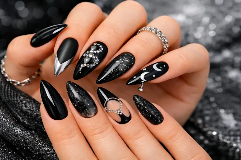 Black nail art designs 2026 – 25+ stunning styles for every occasion