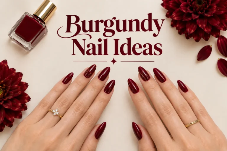 12 burgundy nail ideas for a chic and sophisticated manicure