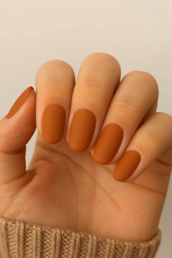 Pumpkin spice nail ideas for cozy autumn season