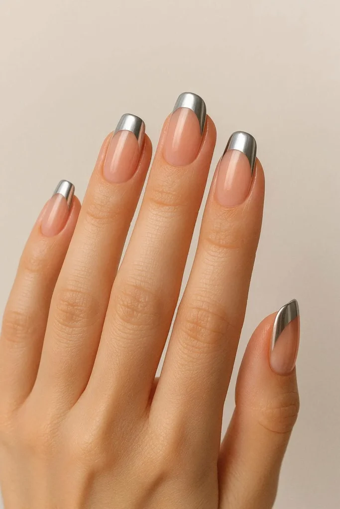 Modern French tip nail designs with trendy twists 