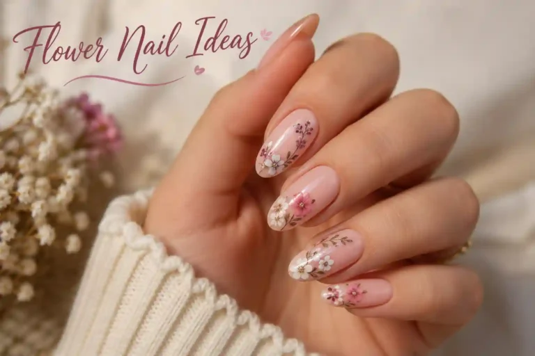 20 beautiful flower nail ideas and floral designs for every season