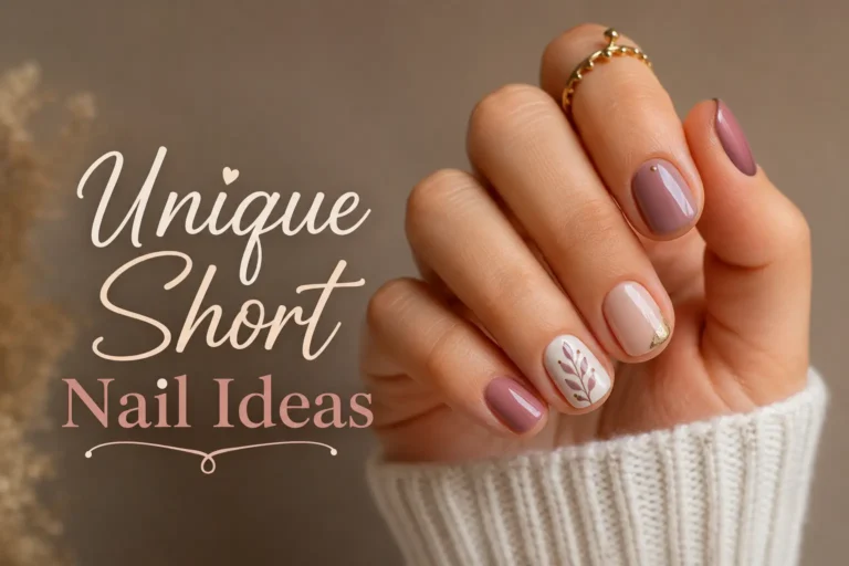 Unique short nail ideas with elegant modern minimalist manicure